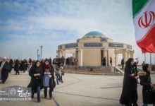 مراسم تجدید میثاق ، گلباران و عطر افشانی در مزار شهدای گمنام دانشگاه های شاهرود 